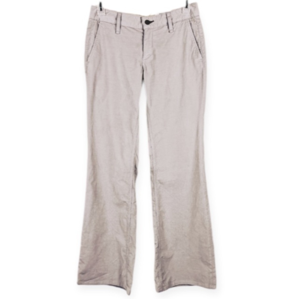 Rag & Bone Pincord Flare Straight Leg Trouser Pant Tan 26 Boho